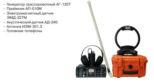 Комплект кабеледефектоискателя Атлет-ТЭК-120АЭ