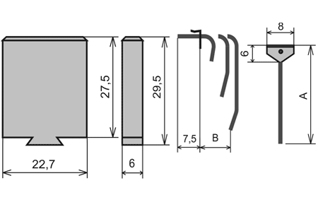 УПС-20 узлы пишущие специальные капиллярного типа