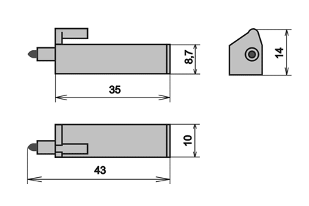 УПС-27А узлы пишущие специальные фломастерного типа