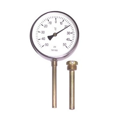 Термометры ТБП-63,-100,-160 резьбовые и безрезьбовые биметаллические