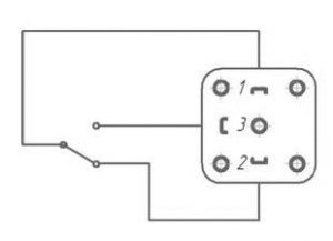 Схема электрических соединений реле давления ДЕМ-105М1-РАСКО