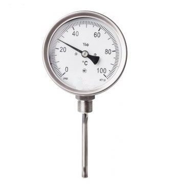 Термометр ТБф-221-100-IP54 биметаллический коррозионностойкий (нержавеющий)