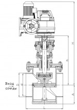 Регулирующие дисковые клапаны РК-109 Ду80-500мм