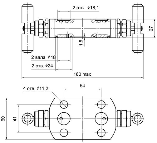 Схема блока клапанного ВБ 08 852 089