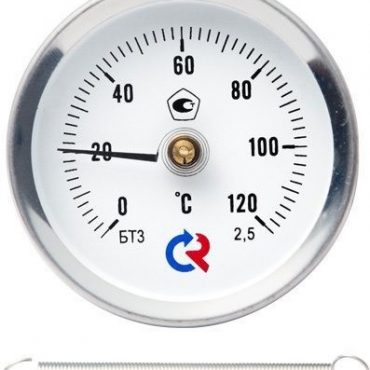 Термометр ТБ-30.010 трубный накладной "с пружиной"