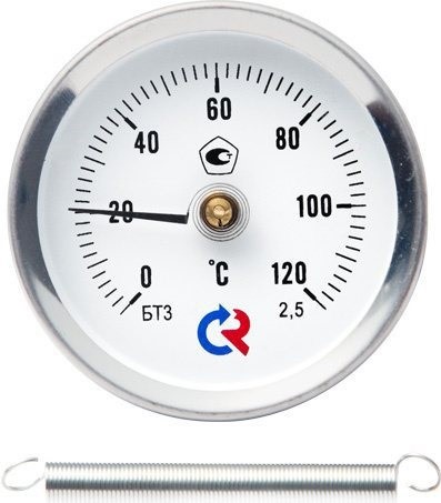Термометр ТБ-30.010 трубный накладной «с пружиной»