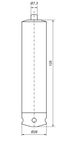Габаритные размеры датчиков уровня Корунд-ДИГ-001М-556