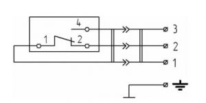 Схема соединений реле РТ-307-Exd